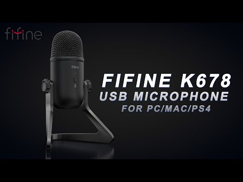 Introducing FIFINE K678 The Best USB Microphone Featuring Low-latency Monitoring &amp; Various Controls