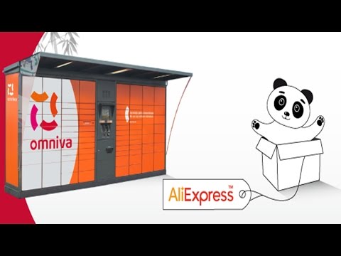 ПОЛУЧАЕМ ПОСЫЛКУ ИЗ КИТАЯ ЧЕРЕЗ ПОСЫЛОЧНЫЙ АВТОМАТ OMNIVA