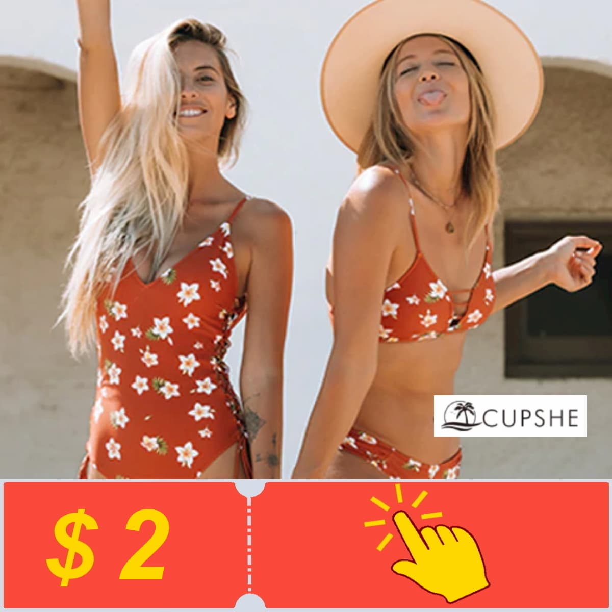 Получите купоны от CUPSHE Official Store на Алиэкспресс