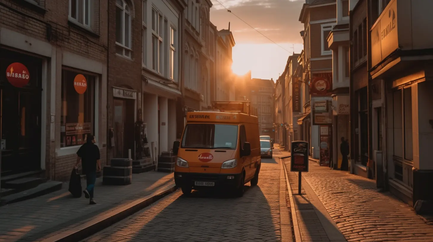 Livraison et transporteurs AliExpress Belgique - La voiture postale apportait les colis tôt le matin