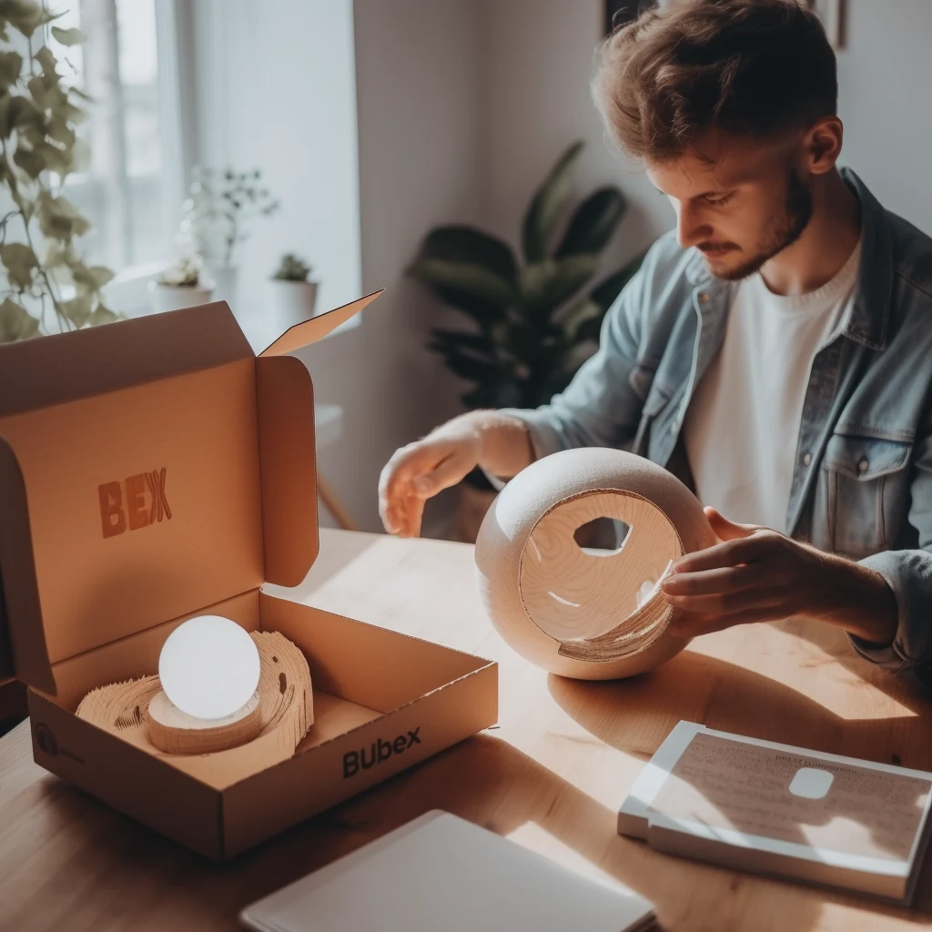 Un Belge déballe un colis livré par AliExpress