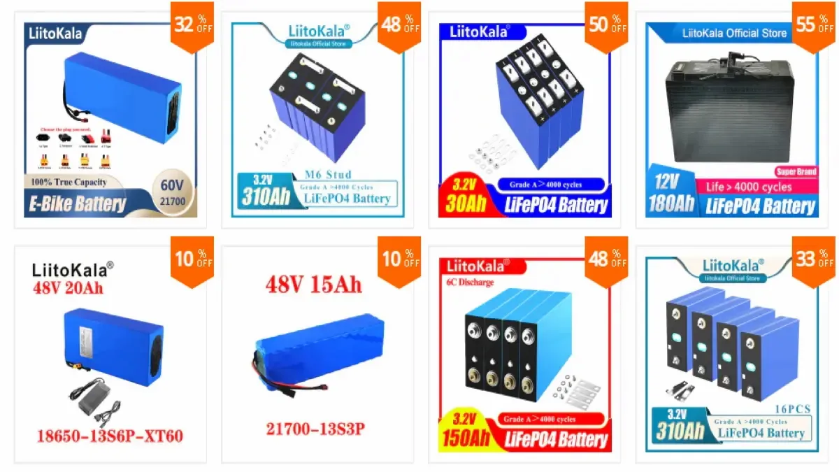 Liitokala Store on AliExpress Power Solutions