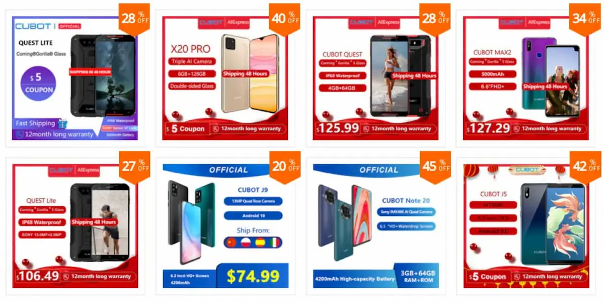 CUBOT Store on AliExpress Budget-Friendly Smartphones
